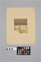 藏品(陳奇祿手稿-阿美族的腰飾)的圖片